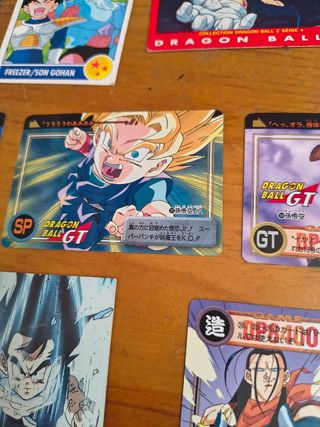 Cartas Dragon Ball Z GT Colección