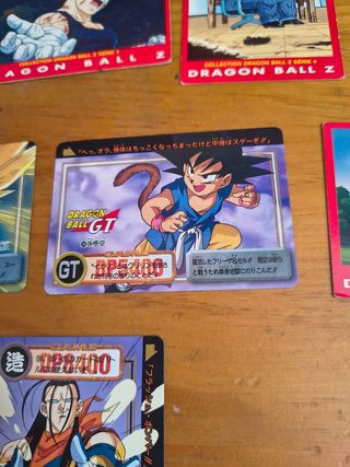 Cartas Dragon Ball Z GT Colección