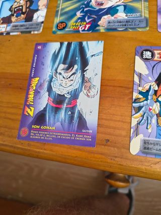 Cartas Dragon Ball Z GT Colección