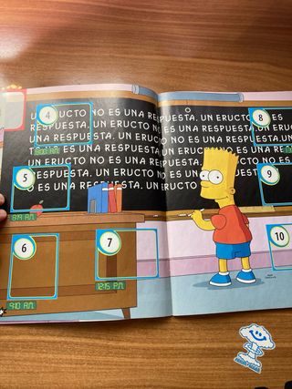 Álbum stickers Panini Simpsons sin usar