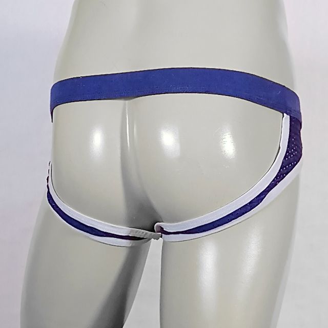 Jockstrap azul calado