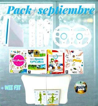 Wii blanca + juegos + accesorios
