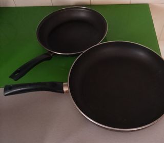 Paellas metálicas negras