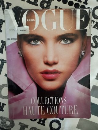 Revista Vogue Paris alta costura, Salvador Dali.