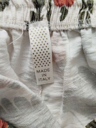 Pantalón corto estampado floral