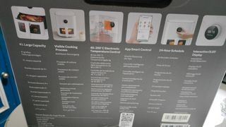 Freidora de aire blanca