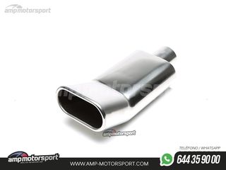 COLA DE ESCAPE RECTANGULAR DTM 70x140MM