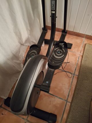 Eliptica y step con gomas para casa