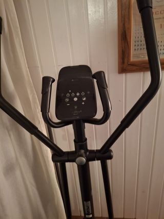 Eliptica y step con gomas para casa