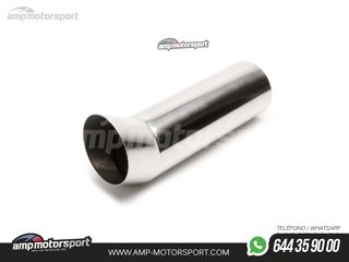 COLA DE ESCAPE REDONDA TIPO DTM 76MM