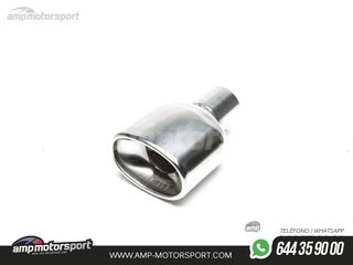 COLA DE ESCAPE OVALADA TAPADA 87x133MM