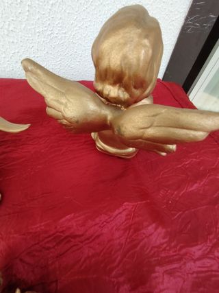 Set 6 Angioletti Dorati Vintage