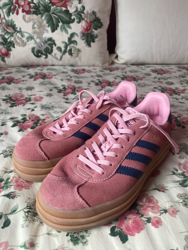Adidas Gazelle Plataforma Rosa