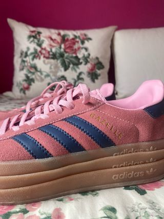 Adidas Gazelle Plataforma Rosa