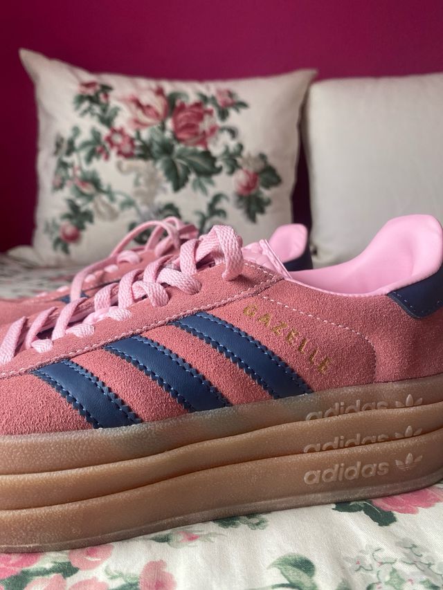 Adidas Gazelle Plataforma Rosa