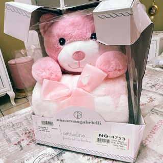 Copertina e peluche Melanie e ottima idea regalo