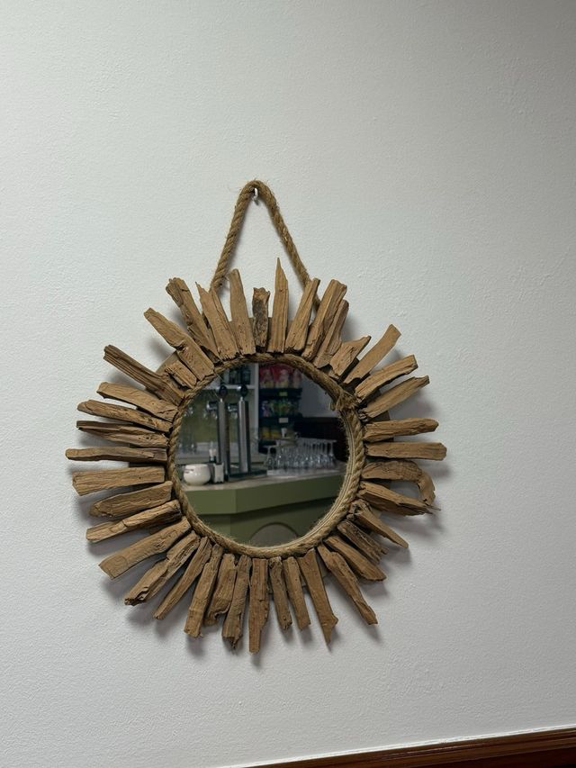 Espejo Decorativo Rústico/Boho