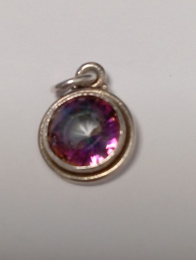 Colgante Topacio Místico Multicolor