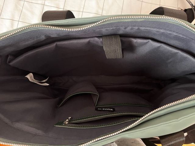 Bolso Misako Teal y Negro