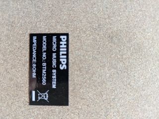 Cassa audio Philips nera