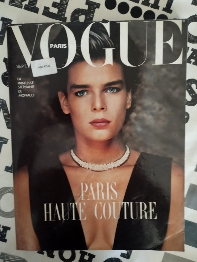 Revista Vogue Paris alta costura Estefania  Mónaco