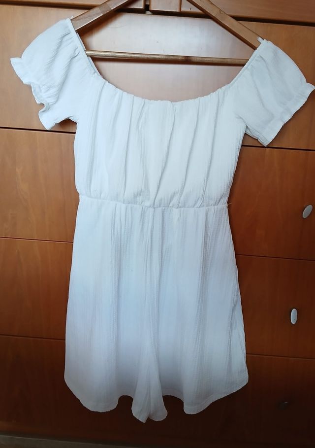 Mono Bershka blanco talla M