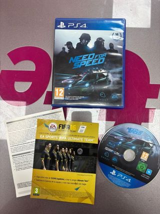 Videojuego PS4 juegos need for speed ps4