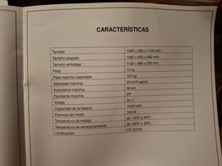 Patinete Eléctrico MOMA E-500