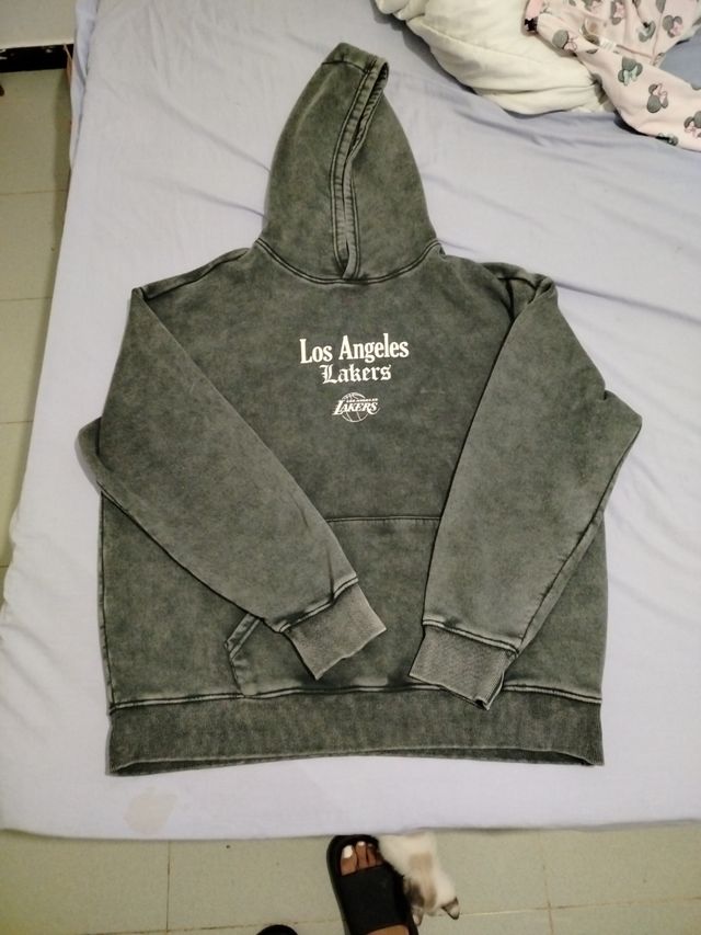 Sudadera Lakers Los Angeles Gris