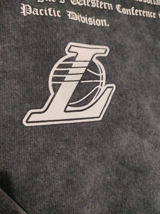 Sudadera Lakers Los Angeles Gris