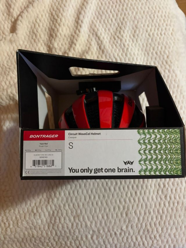 Casco Bontrager Circuit WaveCel Viper Red Talla S
