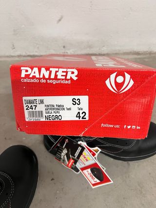 Zapatos de trabajo Panter negros