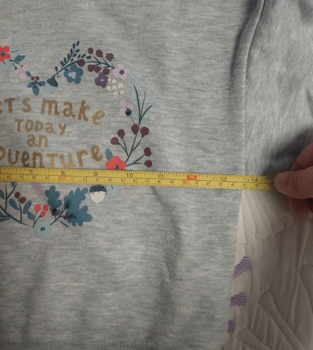 Conjunto niña Zara: Sudadera y camiseta