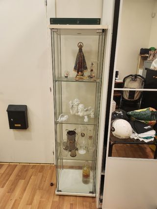 Vitrina Expositora Cristal IKEA Blanca