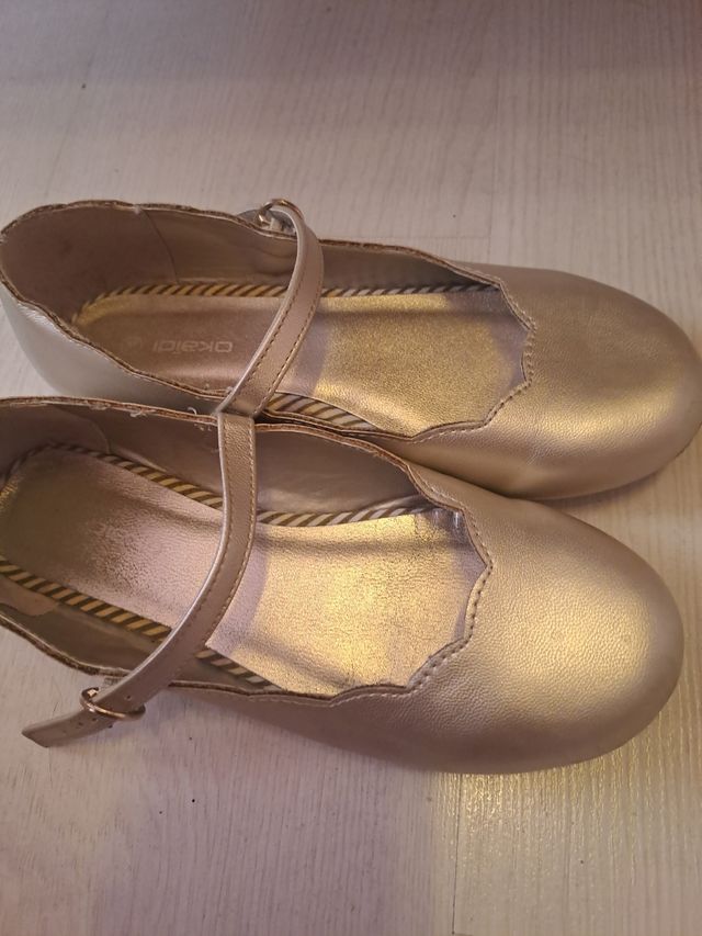 Zapatos plateados talla 35