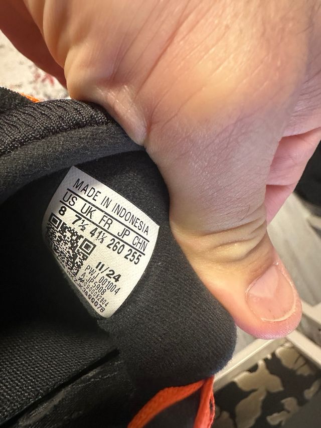 Zapatilla Adidas Ultrarun 5 Running Negra Naranja