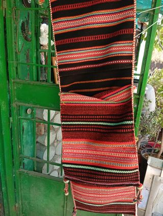 Alforjas antiguas hechas a mano