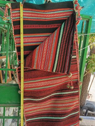 Alforjas antiguas hechas a mano