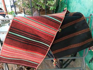 Alforjas antiguas hechas a mano