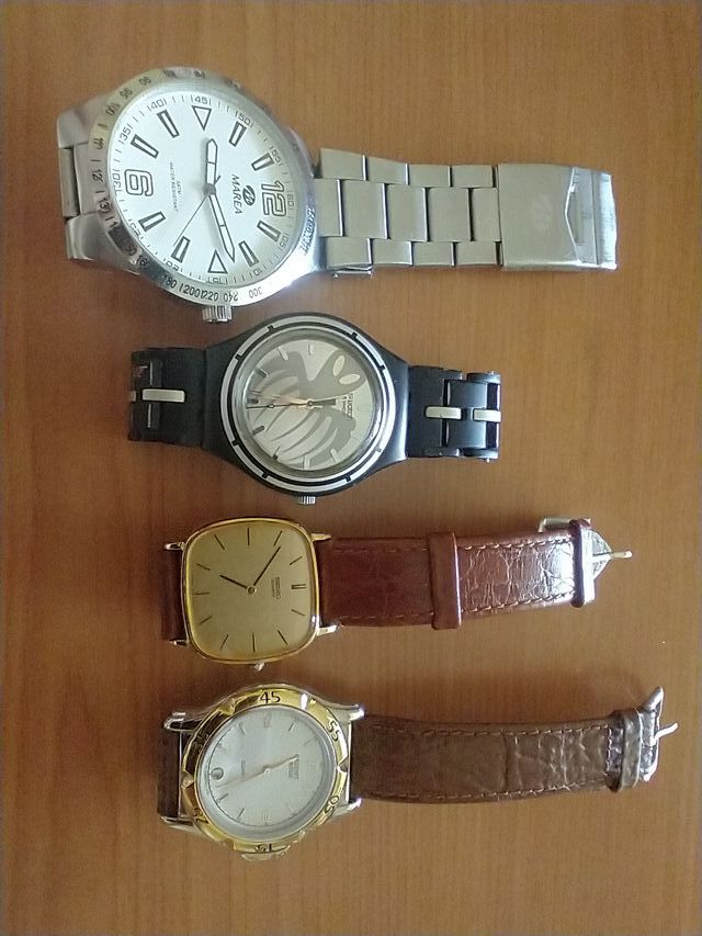 Relojes para piezas o correas