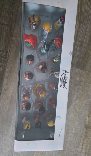 Figuras Disney Animators - Campanilla, Aladdin, Er