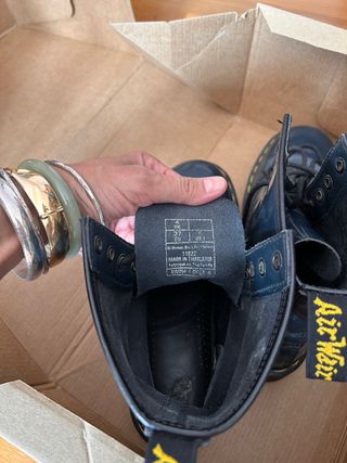 Botas Dr Martens azul talla 38