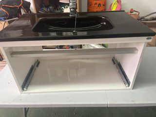 Mueble de baño con cajón y organizador