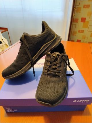 Lotto Evo 1000 Scarpe da Ginnastica Nere