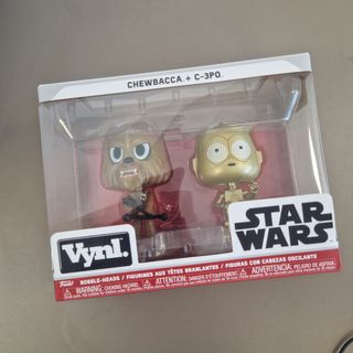 Star Wars Chewbacca y C-3PO Vynl. Figura