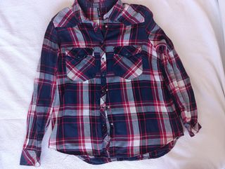 Camisa cuadros Stradivarius XL