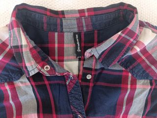 Camisa cuadros Stradivarius XL