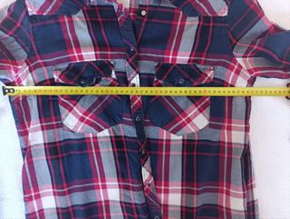Camisa cuadros Stradivarius XL