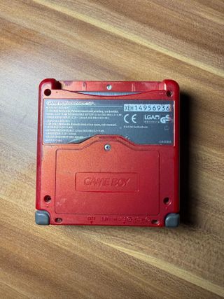 Consola Game Boy Advance SP Roja Edición Especial