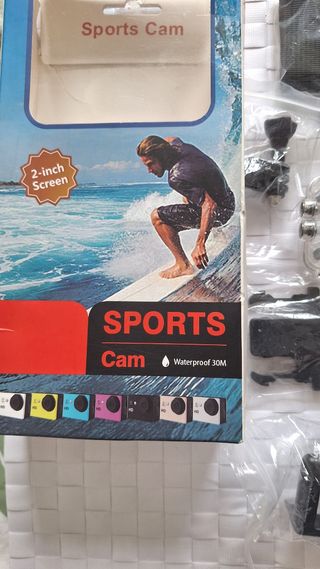 Cámara Deportiva Waterproof HD